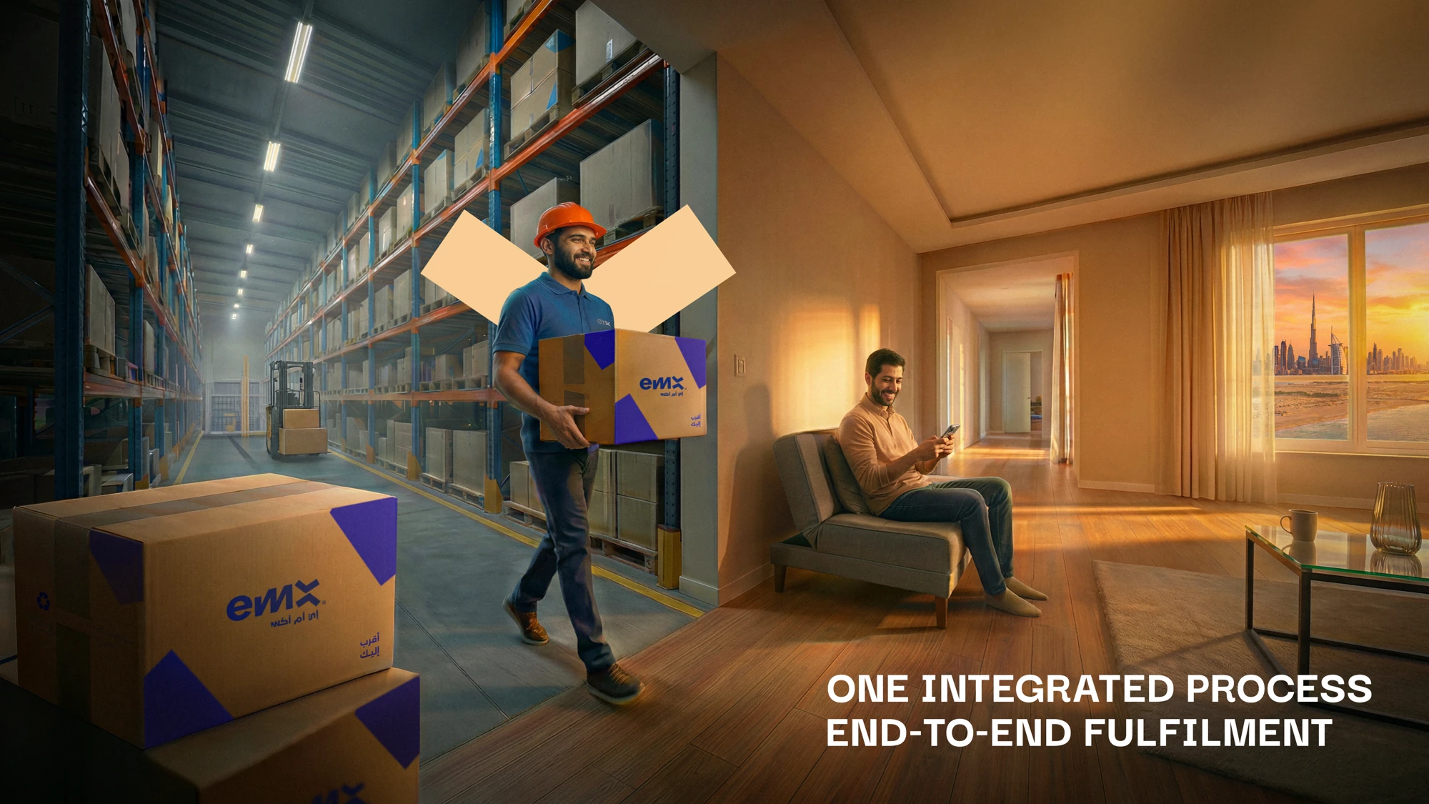EMX — one integrated process, end-to-end fulfilment